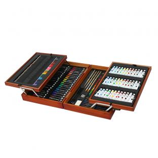 174PCS double layer wooden case art set(TBW-W013)