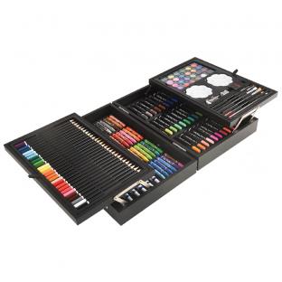 145PCS black wooden case art set(TBW-W034)