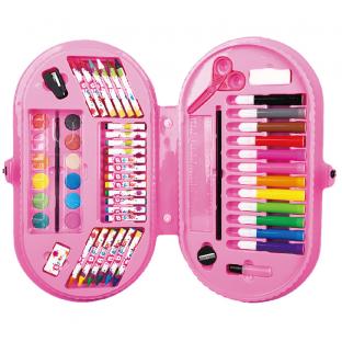 58PCS Ellipse shaped plastic case art set(TBW016)